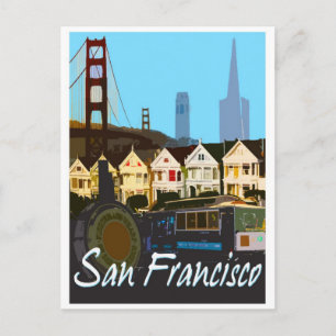 San Francisco-Montage-Ansichtskarte Postkarte