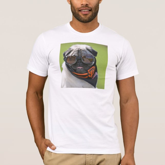 San Francisco Mops T-Shirt (Vorderseite)