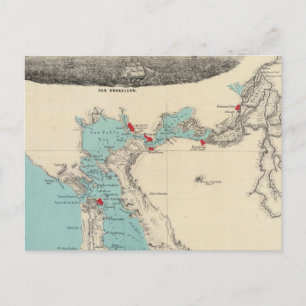 San Francisco nach Sacramento Postkarte