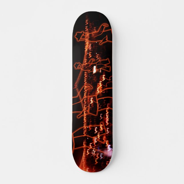 San Francisco Nacht Skateboard (Vorne)