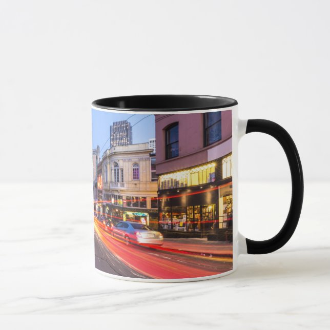 San Francisco North Beach Motion Blur Traffic Tasse (Rechts)
