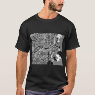 San Francisco Offset Toner Map T-Shirt