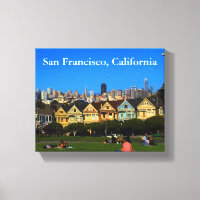 San Francisco Painted Ladys #1 Canvas Print