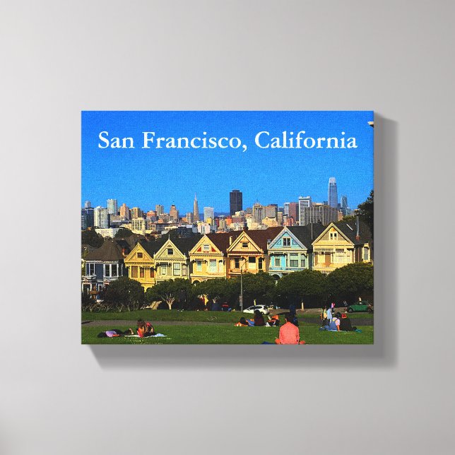 San Francisco Painted Ladys #1 Canvas Print Leinwanddruck (Vorderseite)