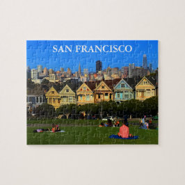 San Francisco Painted Ladys #1 Jigsaw Puzzle