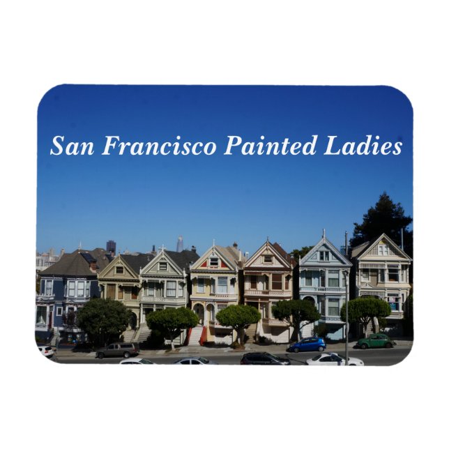 San Francisco Painted Ladys #3 Magnet (Horizontal)