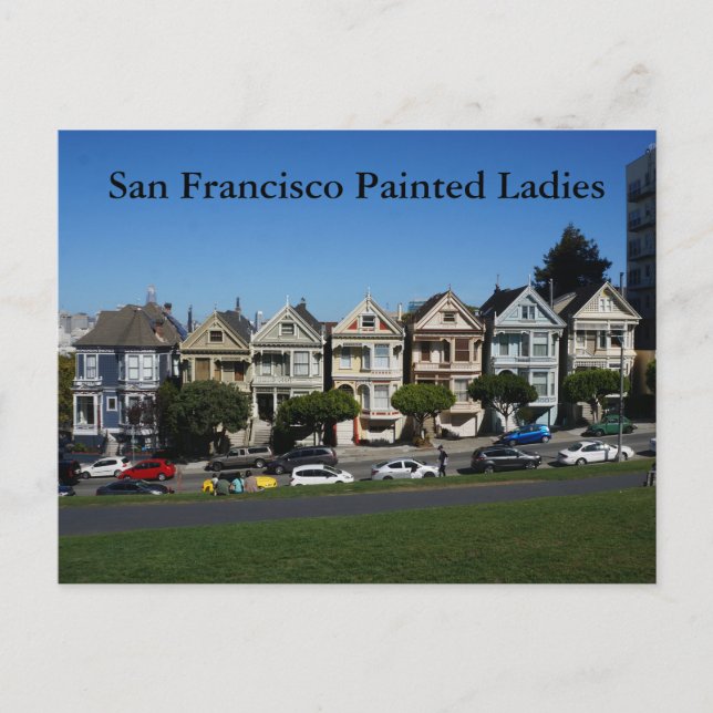 San Francisco Painted Ladys #4-1 Postcard Postkarte (Vorderseite)