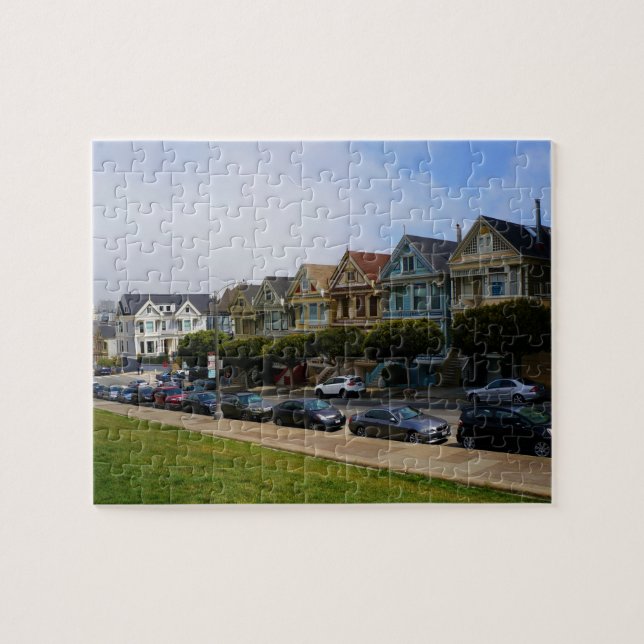 San Francisco Painted Ladys #5 Jigsaw Puzzle (Horizontal)