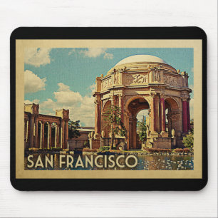 San Francisco Palace California Vintage Reise Mousepad