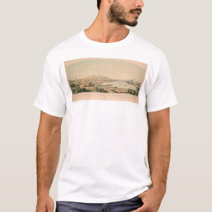 San Francisco, panoramische Karte 1849 (1626A) CA T-Shirt