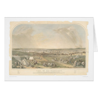 San Francisco, panoramische Karte CA (1551A)