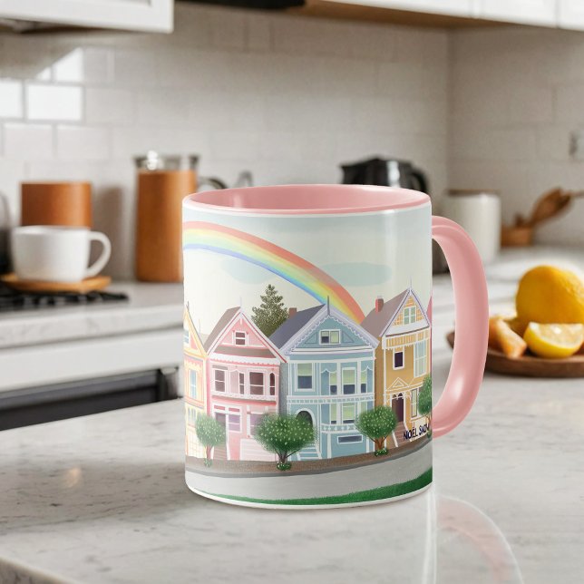 San Francisco Pastel Anstrich Ladys Tasse (Von Creator hochgeladen)