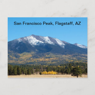 San Francisco Peak im Herbst Postkarte