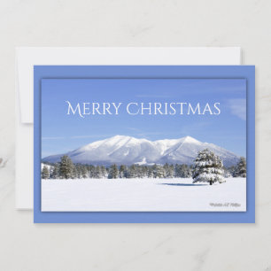 San Francisco Peaks Flagstaff Arizona Custom Feiertagskarte