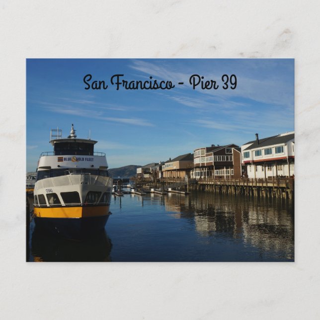 San Francisco Pier 39 #6 Postcard Postkarte (Vorderseite)