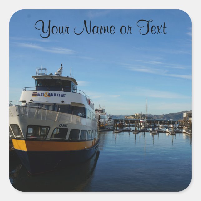 San Francisco Pier 39 #7 Stickers (Vorderseite)