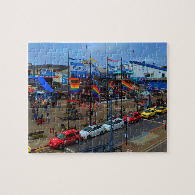 San Francisco Pier 39 Preis #1 Jigsaw Puzzle (Horizontal)