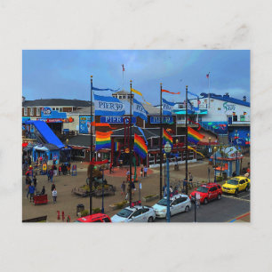 San Francisco Pier 39 Pride #1-3 Postkarte