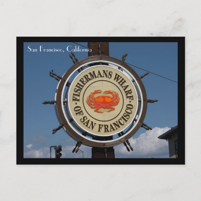 San Francisco Postcard Postkarte (Vorderseite)