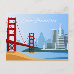 San Francisco Postcard Postkarte