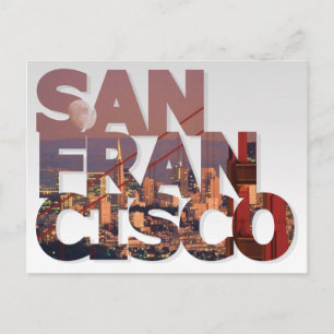 San Francisco Postcard Postkarte