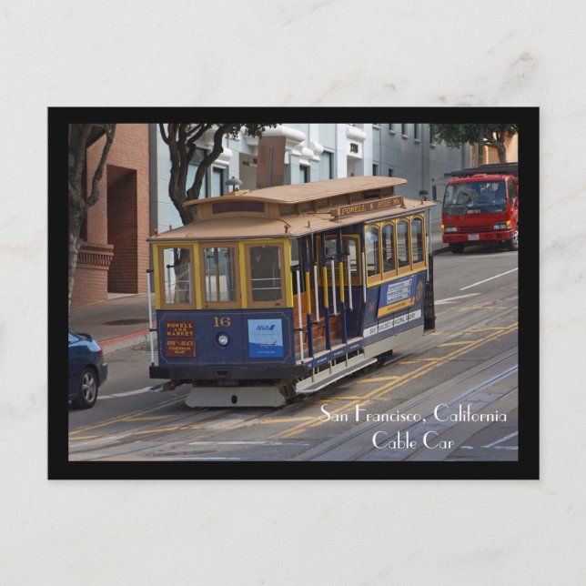 San Francisco Postcard Postkarte (Vorderseite)
