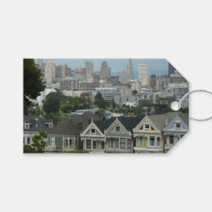 San Francisco Postcard Row Stadt Szene Fotografie Geschenkanhänger
