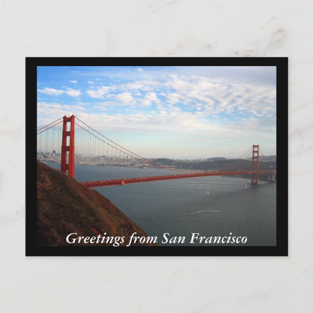 San Francisco Postkarte (Vorderseite)