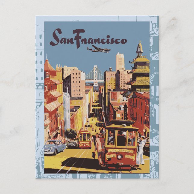 San Francisco Postkarte (Vorderseite)