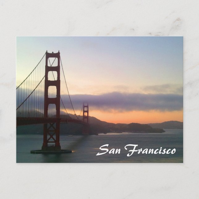San Francisco Postkarte (Vorderseite)