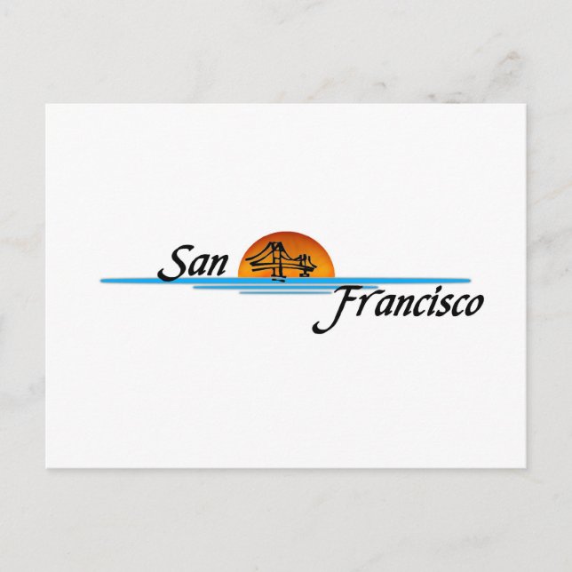 San Francisco Postkarte (Vorderseite)