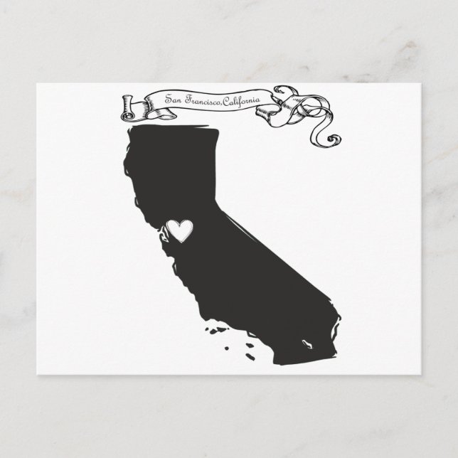 San Francisco Postkarte (Vorderseite)