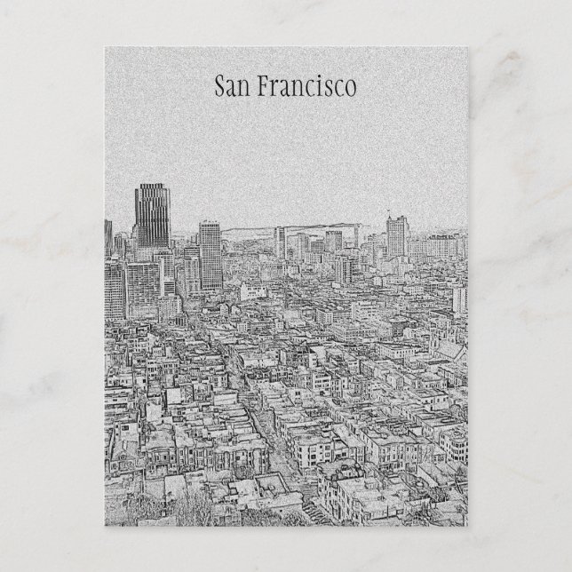 San Francisco! Postkarte (Vorderseite)