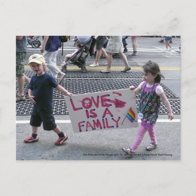 San Francisco Pride Parade... Postkarte (Vorderseite)