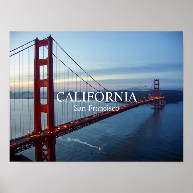 San Francisco Print, Value Poster Paper (Matte) (Vorne)