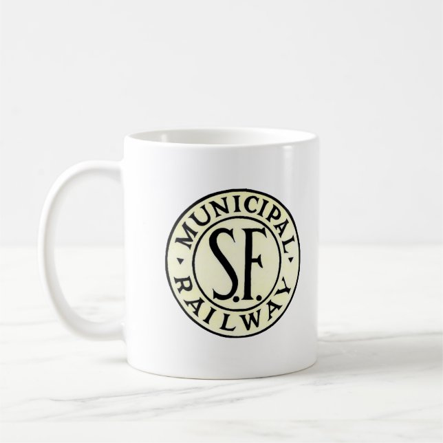 San Francisco Railway Logo-Tasse Kaffeetasse (Links)