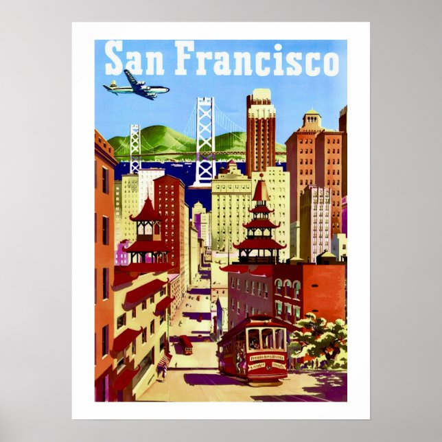 San Francisco Reise 18x24 Poster (Vorne)