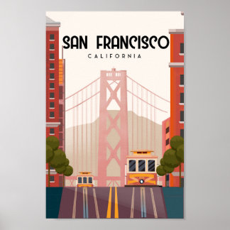 San Francisco Reiseplakat Poster