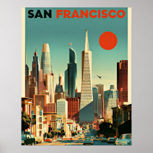 San Francisco Reiseplakat Poster