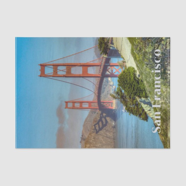 San Francisco Reisetitelpapier Seidenpapier (Vorderseite)