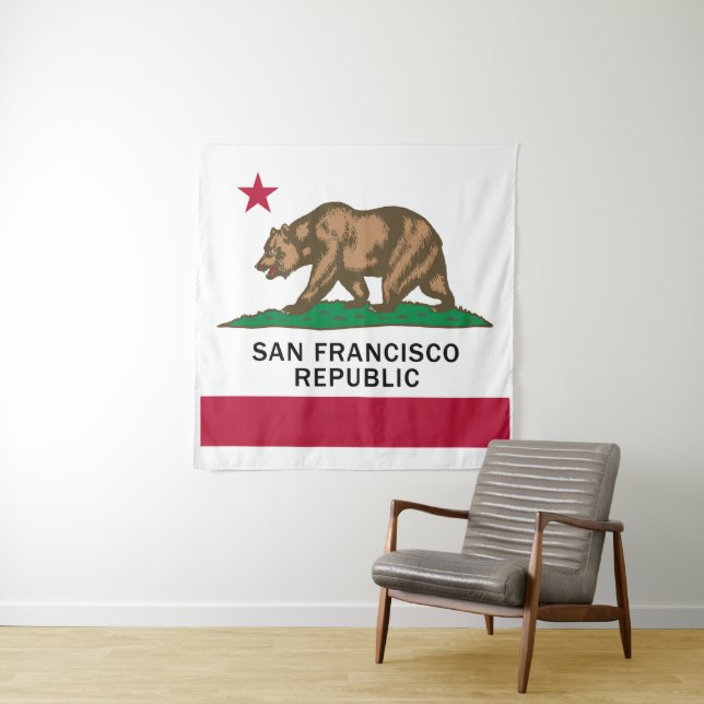 San Francisco Republic Tapestry Wandteppich (Beispiel)