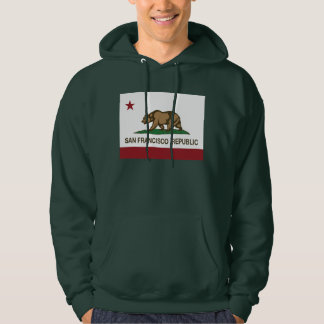 San Francisco Republik-Flagge Hoodie
