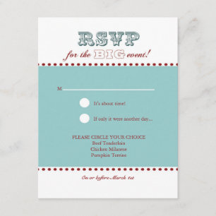 San Francisco Response Card: Cherry Cloud RSVP Karte