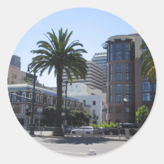 San Francisco Runder Aufkleber
