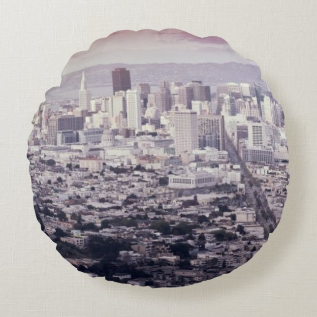 San Francisco Rundes Kissen (Vorderseite)