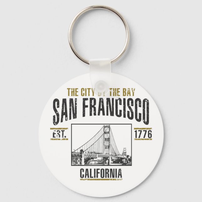 San Francisco Schlüsselanhänger (Vorderseite)
