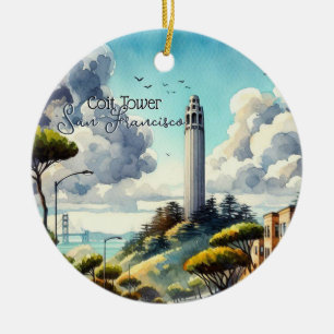 San Francisco Sehenswürdigkeit Souvenir Keramik Ornament