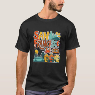 San Francisco Sehenswürdigkeiten, Golden Gate Brid T-Shirt