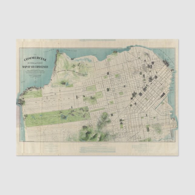 San Francisco Seidenpapier (Vorderseite)