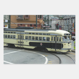 San Francisco-Seilbahn Geschenkpapier Set